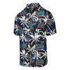 Florida Gators NCAA Mens Black Floral Button Up Shirt