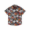 Iowa State Cyclones NCAA Mens Black Floral Button Up Shirt