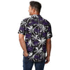 Kansas State Wildcats NCAA Mens Black Floral Button Up Shirt