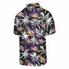 LSU Tigers NCAA Mens Black Floral Button Up Shirt