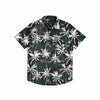 Michigan State Spartans NCAA Mens Black Floral Button Up Shirt