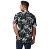 Michigan State Spartans NCAA Mens Black Floral Button Up Shirt