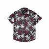 Texas A&M Aggies NCAA Mens Black Floral Button Up Shirt