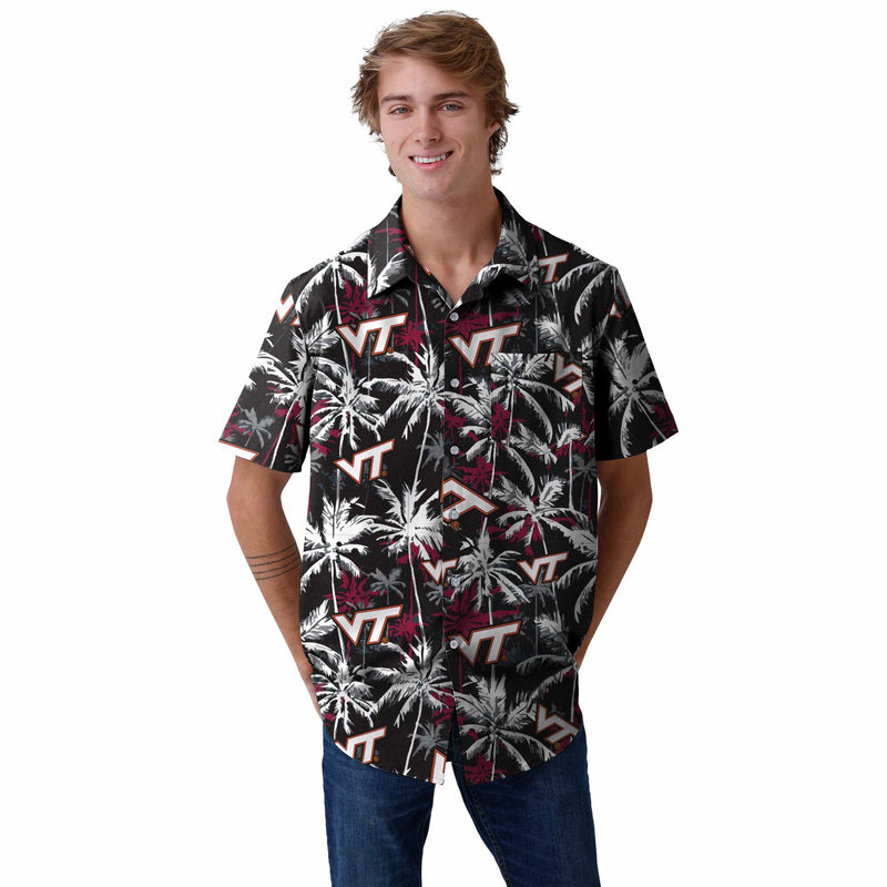 FOCO South Florida Bulls NCAA Mens Floral Button Up Shirt