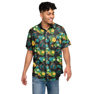 Coastal Carolina Chanticleers NCAA Mens Floral Button Up Shirt