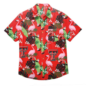 Texas Tech Red Raiders NCAA Mens Floral Button Up Shirt