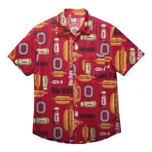 Ohio State Buckeyes NCAA Mens Grill Pro Button Up Shirt