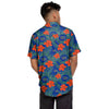 Florida Gators NCAA Mens Hibiscus Button Up Shirt