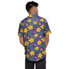 LSU Tigers NCAA Mens Hibiscus Button Up Shirt