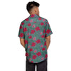 Washington State Cougars NCAA Mens Hibiscus Button Up Shirt