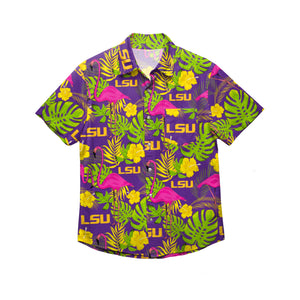 LSU Tigers NCAA Mens Highlights Button Up Shirt