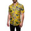 Michigan Wolverines NCAA Mens Pinecone Button Up Shirt