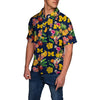Michigan Wolverines NCAA Fruit Flair Mens Short Sleeve Polo Shirt