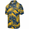 West Virginia Mountaineers NCAA Mens Hawaiian Button Up Shirt