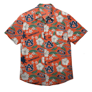 Auburn Tigers NCAA Mens City Style Button Up Shirt