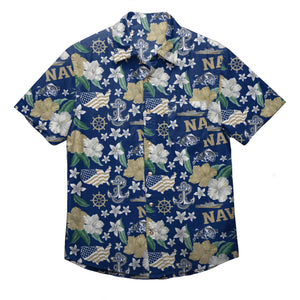 Navy Midshipmen NCAA Mens City Style Button Up Shirt