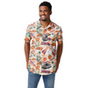 Clemson Tigers NCAA Mens Thematic Stadium Print Button Up Shirt