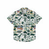 Michigan State Spartans NCAA Mens Thematic Stadium Print Button Up Shirt