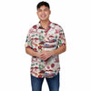 Oklahoma Sooners NCAA Mens Thematic Stadium Print Button Up Shirt