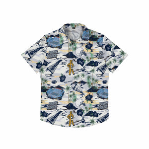 Penn State Nittany Lions NCAA Mens Thematic Stadium Print Button Up Shirt