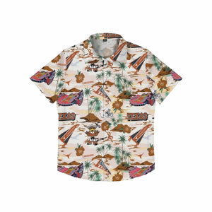 Texas Longhorns NCAA Mens Thematic Stadium Print Button Up Shirt