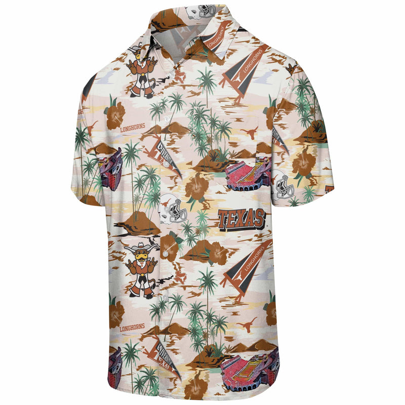 FOCO Texas A&M Aggies NCAA Mens Flamingo Button Up Shirt