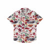 Virginia Tech Hokies NCAA Mens Thematic Stadium Print Button Up Shirt
