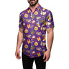 LSU Tigers NCAA Mens Christmas Explosion Button Up Shirt