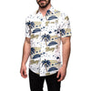 Navy Midshipmen NCAA Mens Winter Tropical Button Up Shirt