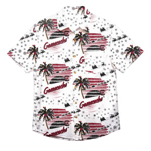 South Carolina Gamecocks NCAA Mens Winter Tropical Button Up Shirt