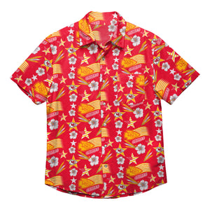 Kansas City Chiefs NFL Mens Americana Button Up Shirt