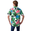 Carolina Panthers NFL Mens Flamingo Button Up Shirt