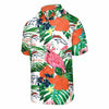 Denver Broncos NFL Mens Flamingo Button Up Shirt