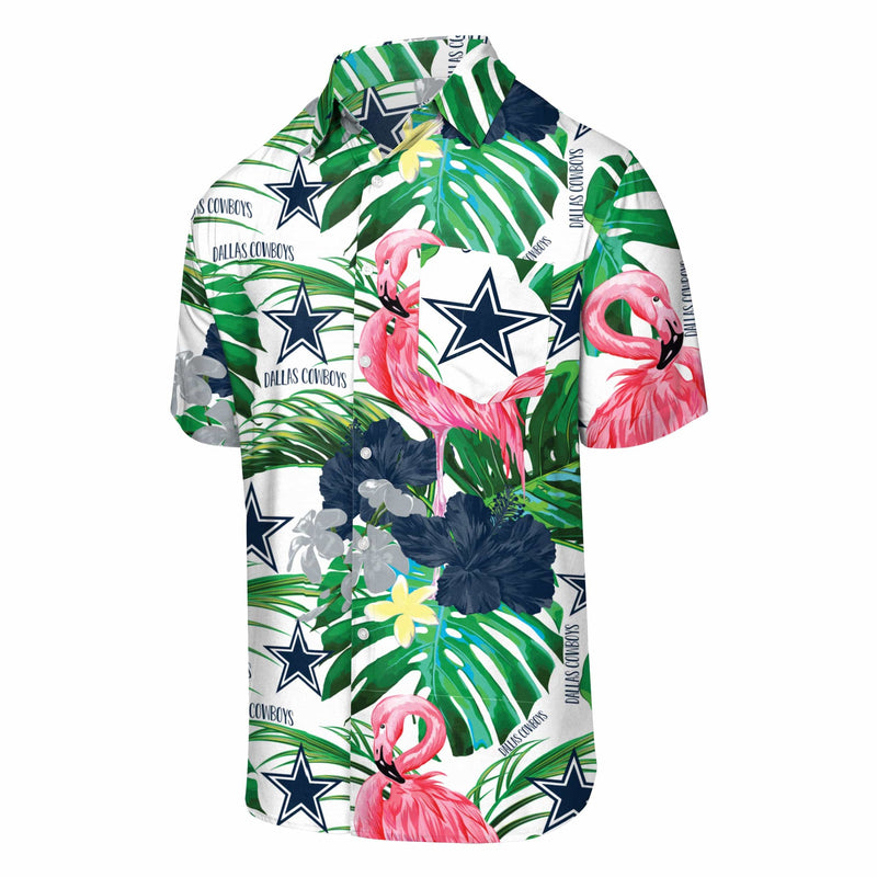 Dallas Cowboys Button Up Shirt Mens Dallas Cowboys Hawaiian Shirt