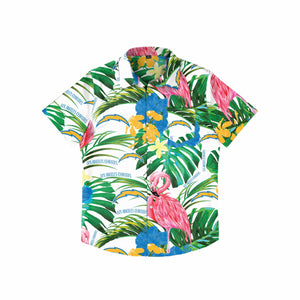 Los Angeles Chargers NFL Mens Flamingo Button Up Shirt