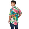 Miami Dolphins NFL Mens Flamingo Button Up Shirt