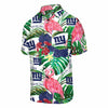 New York Giants NFL Mens Flamingo Button Up Shirt