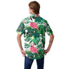 New York Jets NFL Mens Flamingo Button Up Shirt