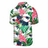 New England Patriots NFL Mens Flamingo Button Up Shirt