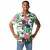 New England Patriots NFL Mens Flamingo Button Up Shirt