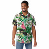 New Orleans Saints NFL Mens Flamingo Button Up Shirt