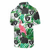 Las Vegas Raiders NFL Mens Flamingo Button Up Shirt