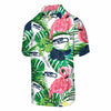 Seattle Seahawks NFL Mens Flamingo Button Up Shirt