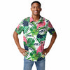 Seattle Seahawks NFL Mens Flamingo Button Up Shirt