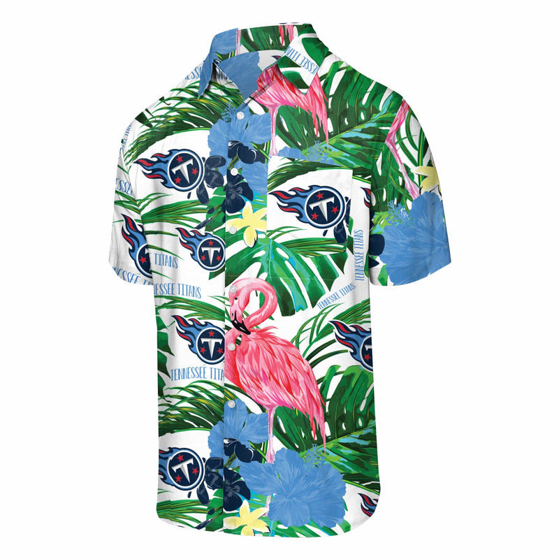 FOCO Seattle Mariners Flamingo Button Up Shirt, Mens Size: 2XL