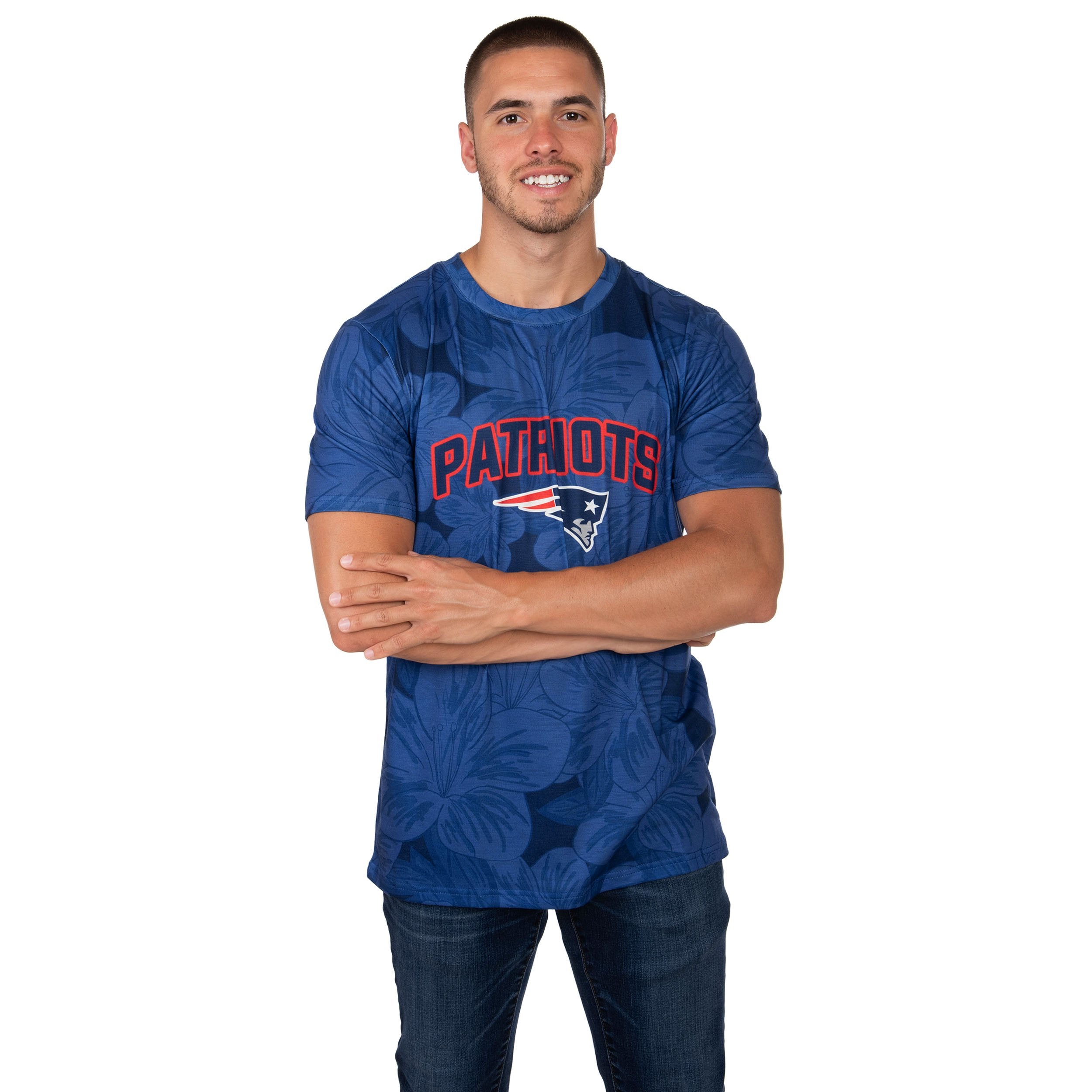 New Era New England Patriots NFL Blue T-Shirt: