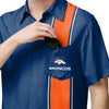Denver Broncos NFL Mens Bowling Stripe Button Up Shirt