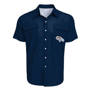 Denver Broncos NFL Mens Gone Fishing Shirt