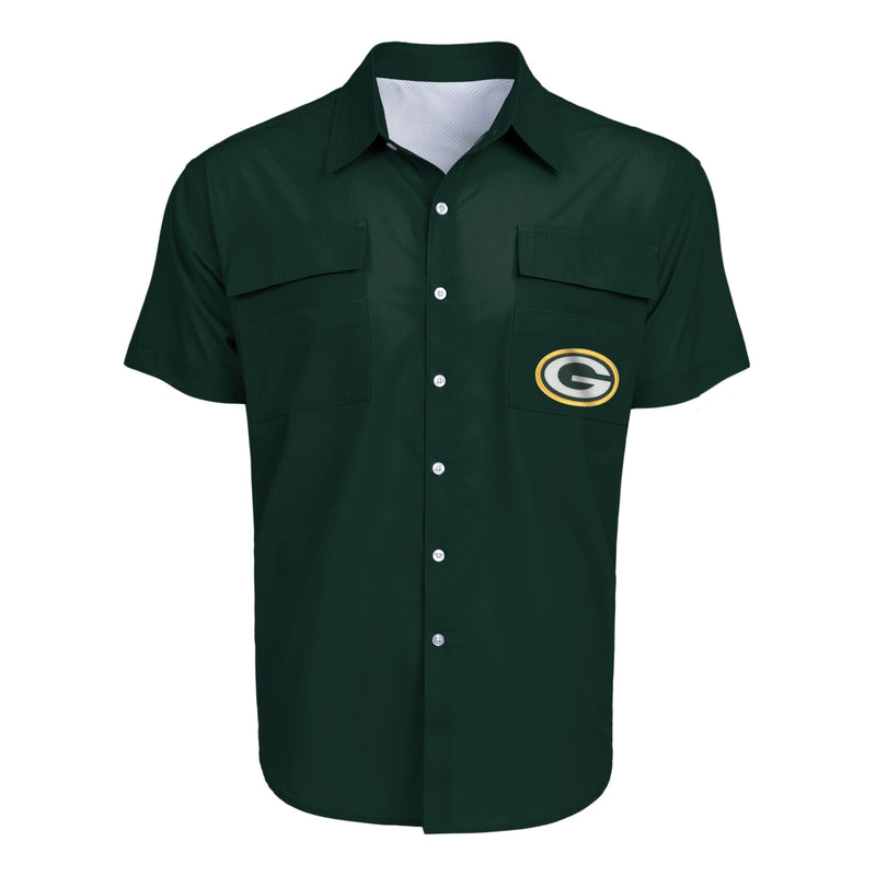 green bay packers men's dress shirt Packers Repeat Logo Polo XL Green & Gold