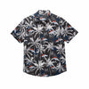 Denver Broncos NFL Mens Black Floral Button Up Shirt